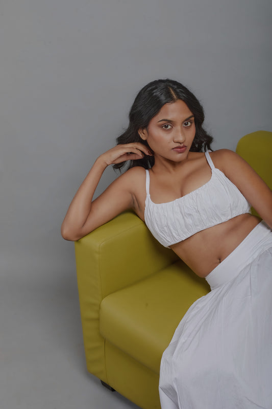 Limca Ruched Crop Top